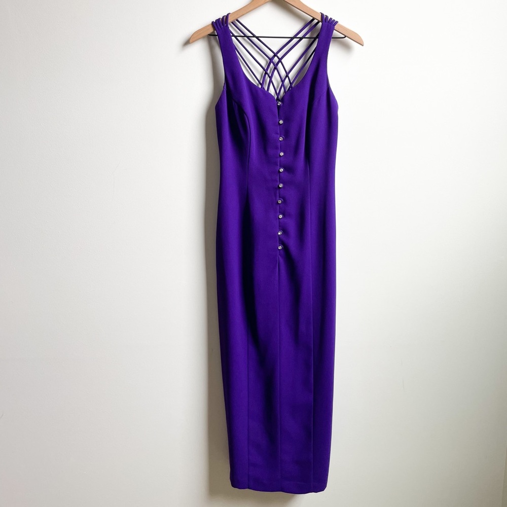 Vintage purple 90’s evening dress